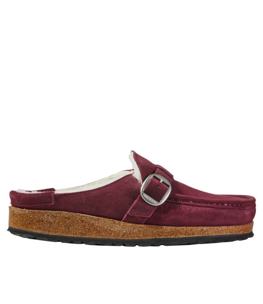 Women's Birkenstock Buckley Clogs, Suede Shearling | Casual at