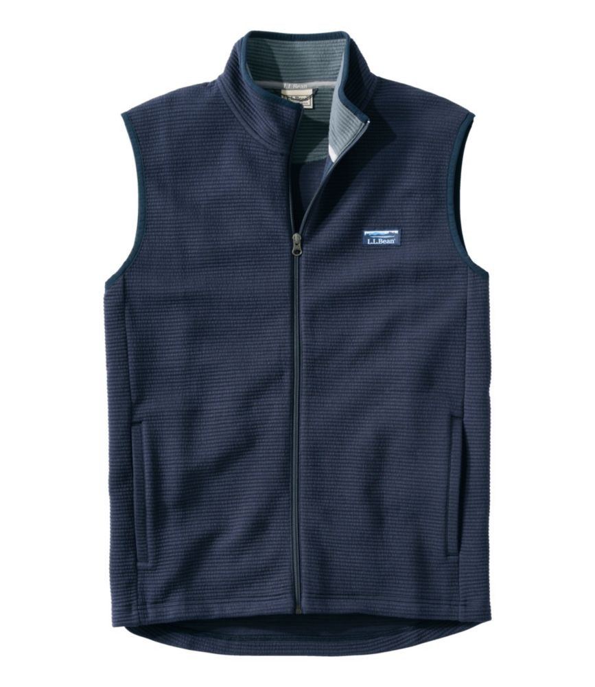 Men's Lakewashed Double-Knit Vest, Classic Navy, small image number 1