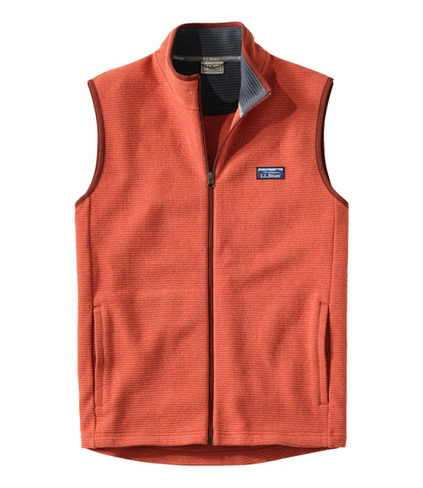 Lakewashed Double-Knit Vest, Brick Orange Heather, large image number 0