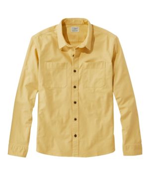 Men's BeanFlex® Twill Shirt, Slightly Fitted Untucked Fit, Long-Sleeve