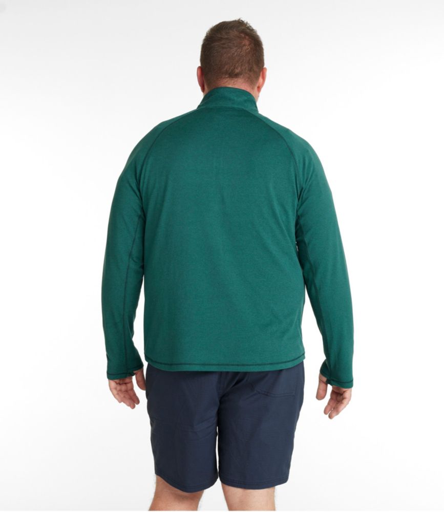 Men's VentureSoft Pullover, Quarter-Zip, Dark Pine Marl, small image number 5