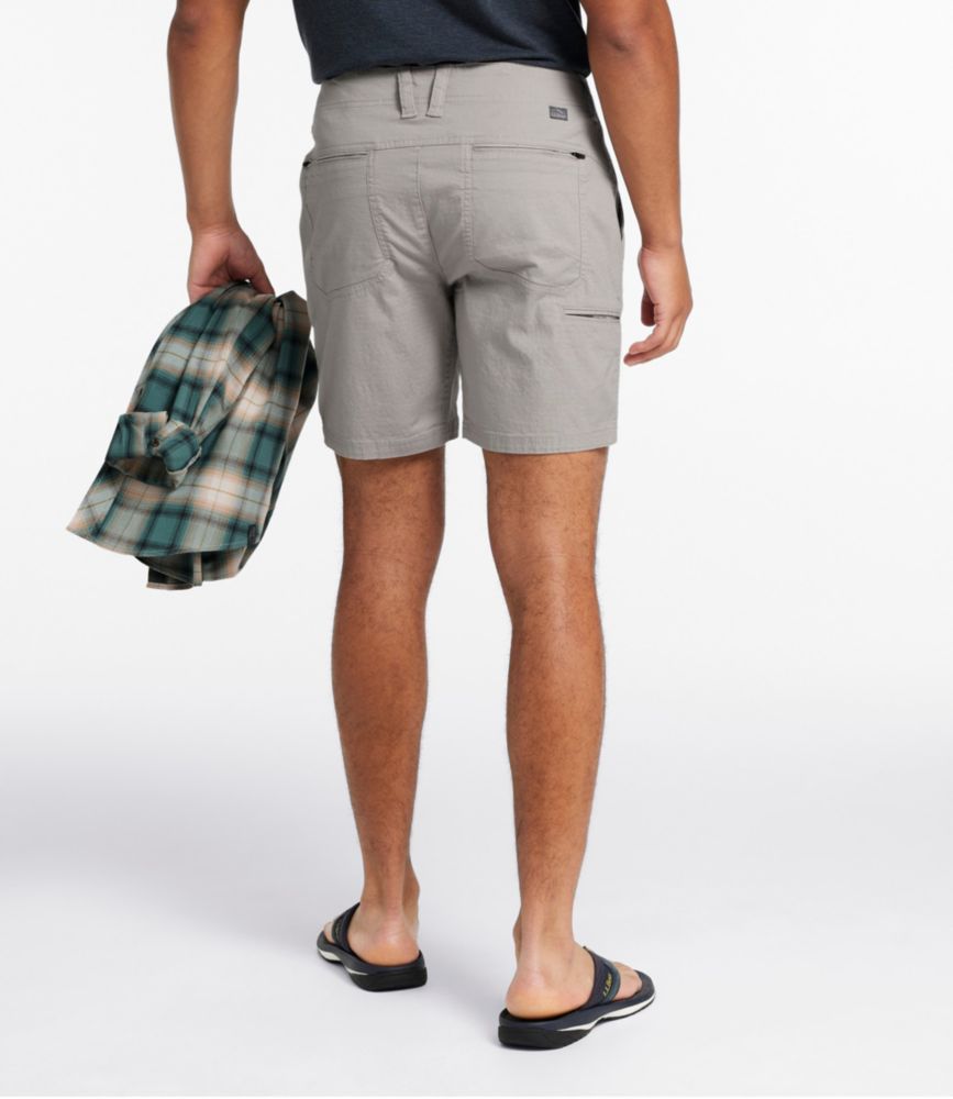 Men's Explorer Ripstop Shorts, Fixed Waist, 8", Light Mahogany, small image number 3