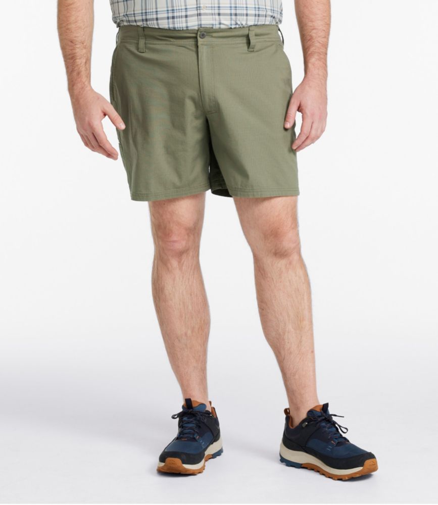 Men's Explorer Ripstop Shorts, Fixed Waist, 8", Light Mahogany, small image number 4