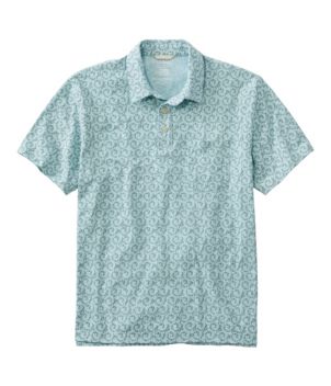 Men's Lakewashed Performance Polo, Short-Sleeve, Print