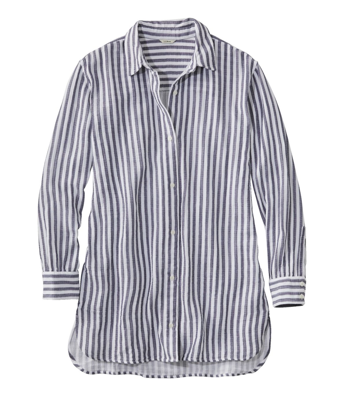 Women's Cloud Gauze CoverUp Shirt, Stripe at L.L. Bean