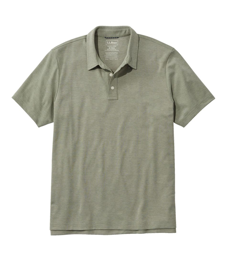 Men's Comfort Stretch Oxford Shirt, Slightly Fitted Untucked Fit,  Short-Sleeve