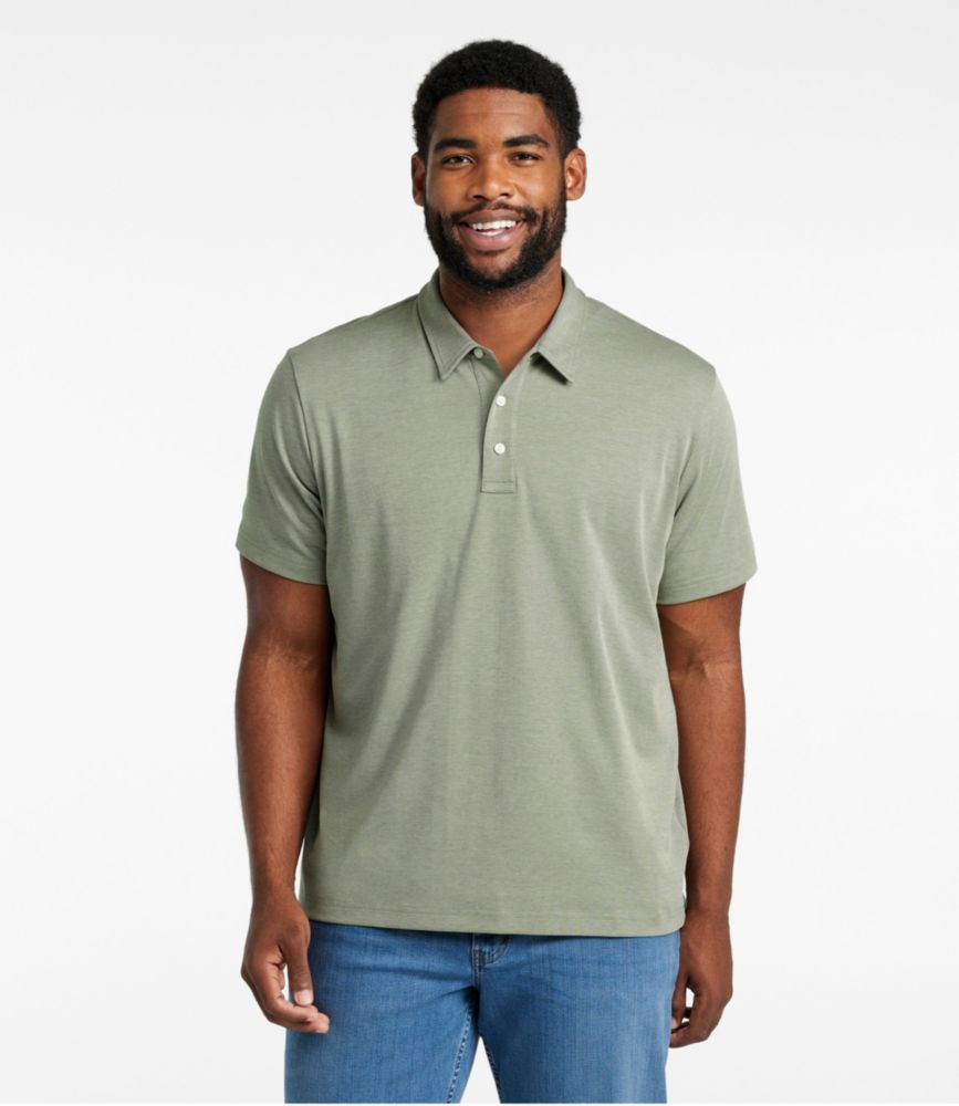 Men's Comfort Stretch Performance® Polo, Short-Sleeve, Slightly Fitted