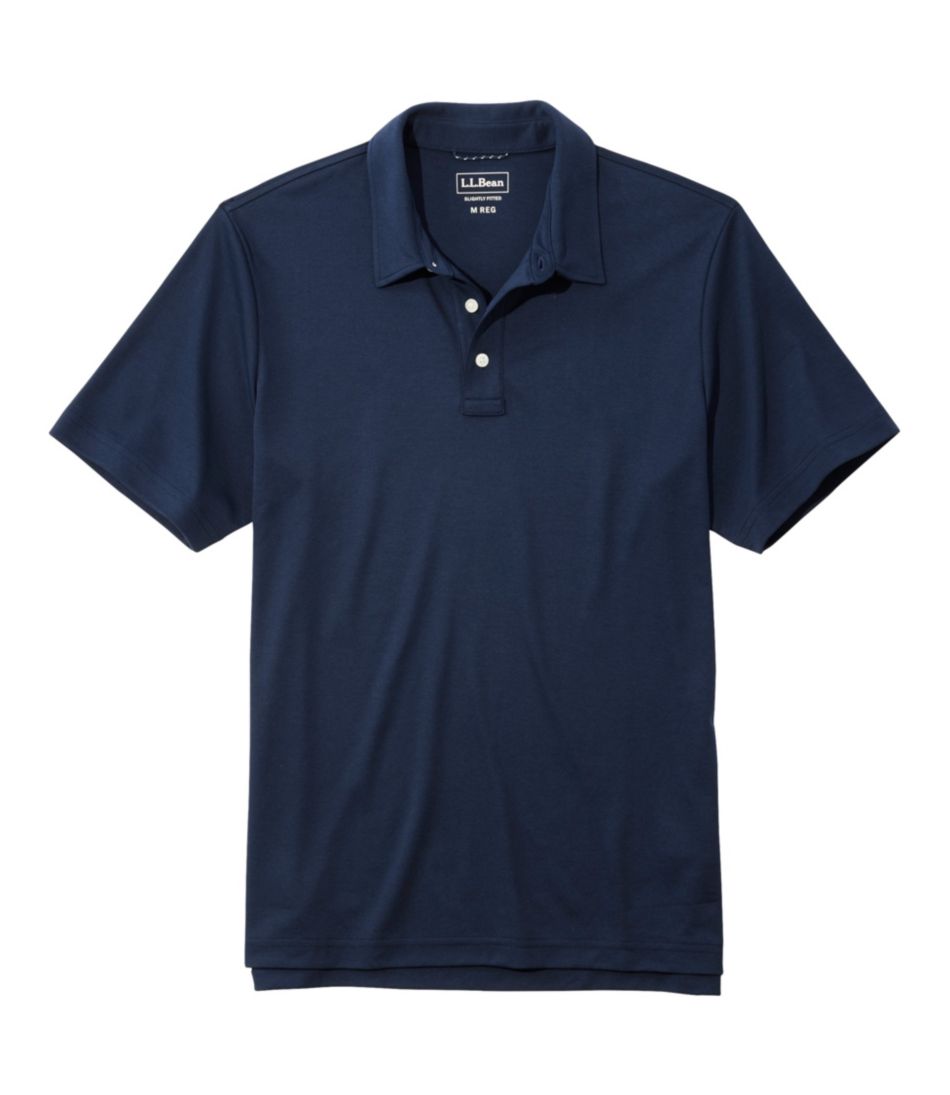 Men's Comfort Stretch Performance Polo, Short-Sleeve, Slightly Fitted