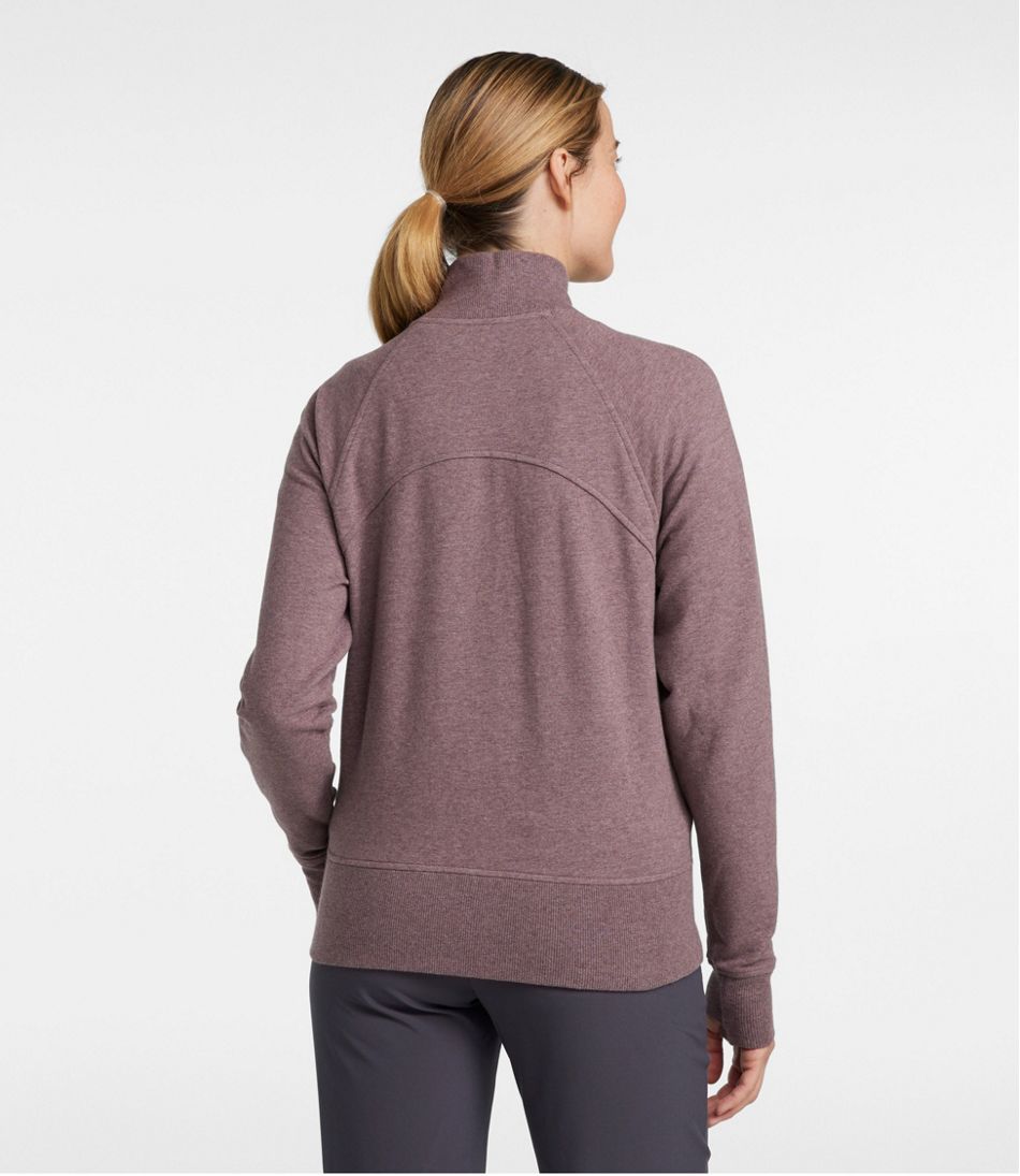 Women's Ultrasoft Sweats Funnelneck Pullover, Stripe, Sweatshirts & Fleece  at L.L.Bean