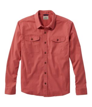 Men's Lakewashed Twill Shirt, Traditional Untucked Fit