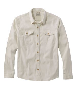 Men's Lakewashed Twill Shirt, Traditional Untucked Fit