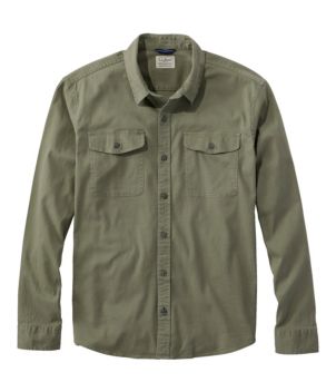 Men's Lakewashed Twill Shirt, Traditional Untucked Fit