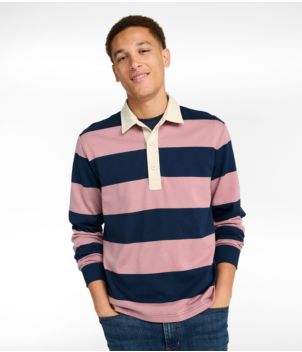 Men's Bean's Vintage Soft Rugby, Stripe