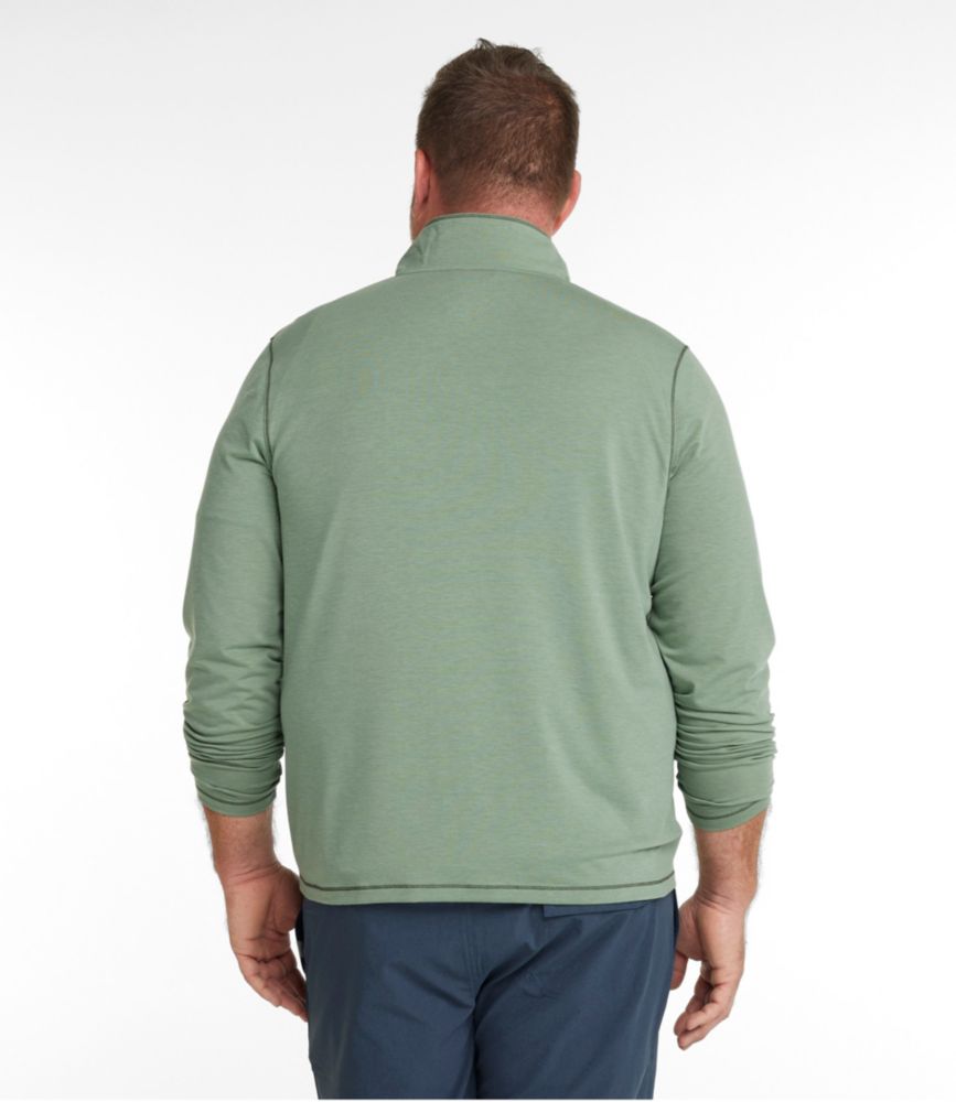 Men's Everyday SunSmart® Tee, Long-Sleeve Quarter-Zip, Sea Green, small image number 5