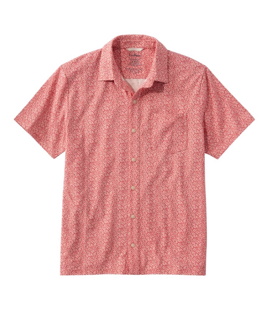 Men's Lakewashed Performance Shirts, Button-Front Shirt, Short-Sleeve, Print