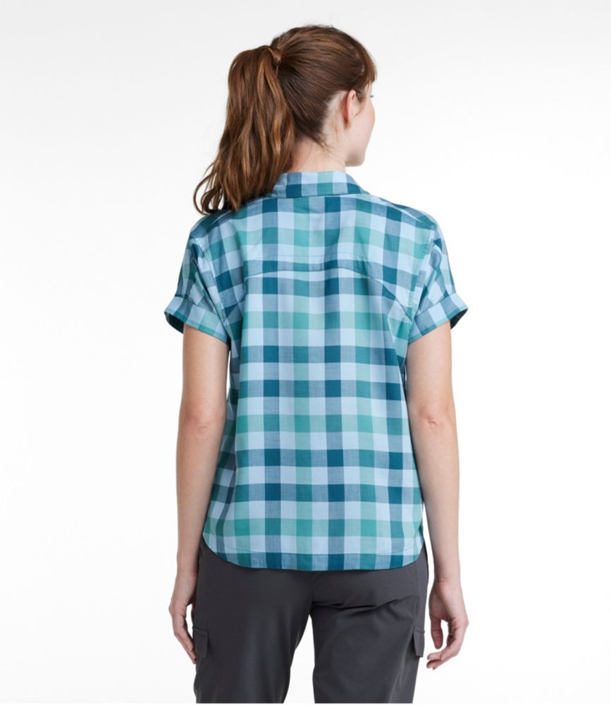 Women's Mountainside Shirt, Blue-Green Buffalo, small image number 3