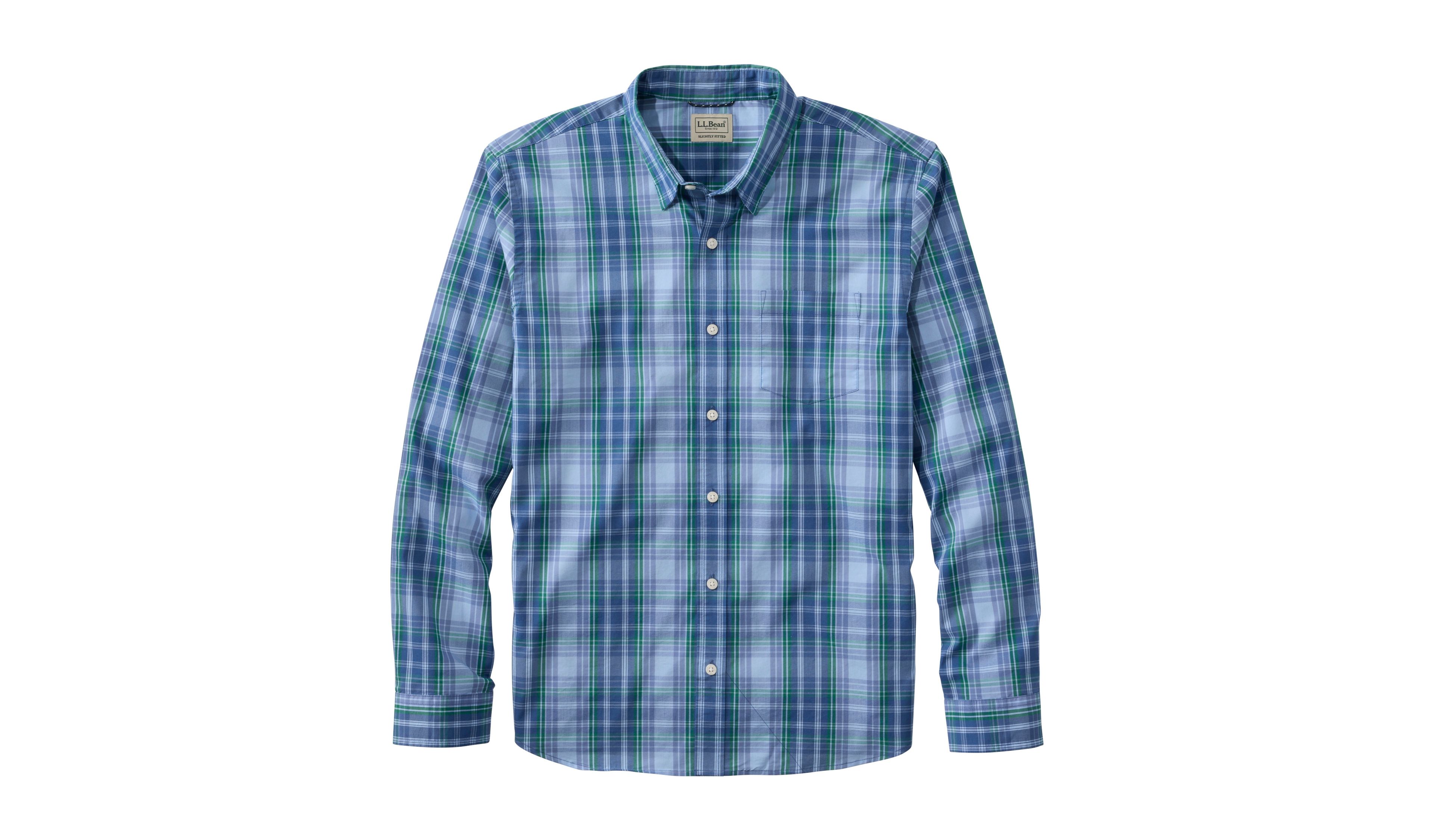 Men's Comfort Stretch Performance® Shirt, Slightly Fitted, Long-Sleeve