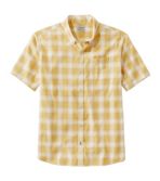 Men's Backyard BBQ Shirt, Short-Sleeve, Traditional Untucked Fit, Plaid