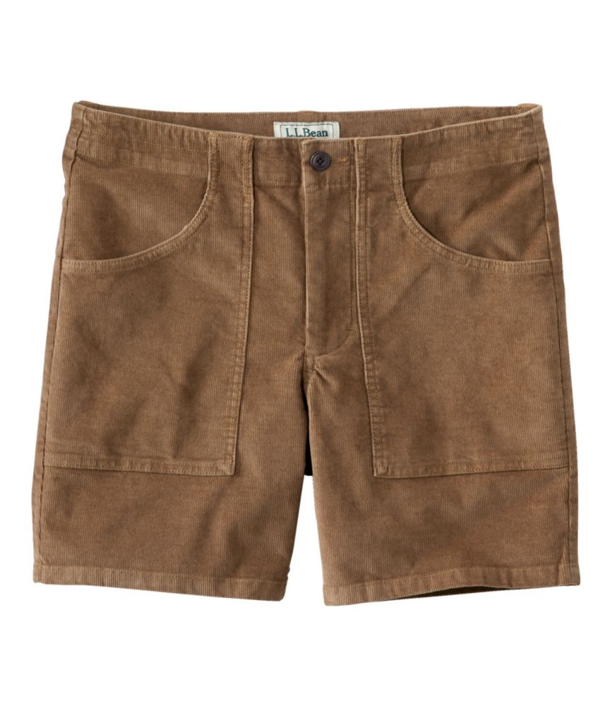 Men's BeanFlex® Corduroy Shorts, 7", Dune Brown, small image number 1