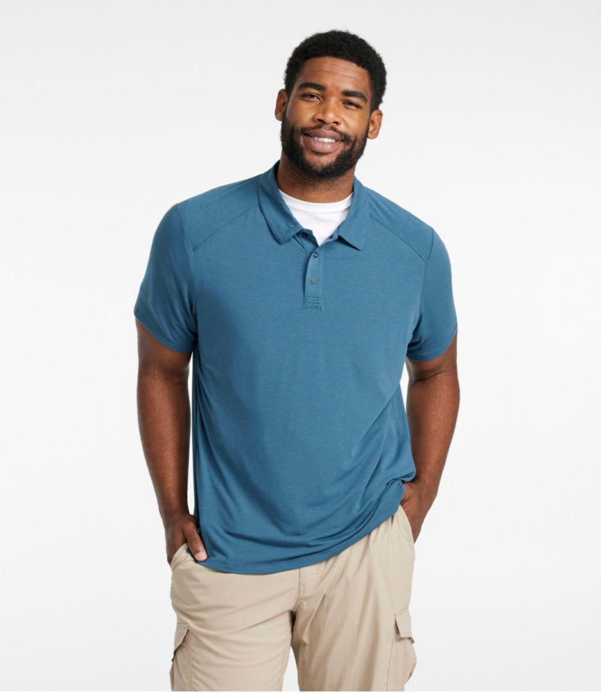 Men's Tropicwear Comfort Polo, Short-Sleeve, Graystone, small image number 4
