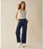Women's Comfort Stretch Pants, Mid-Rise Wide-Leg Chino