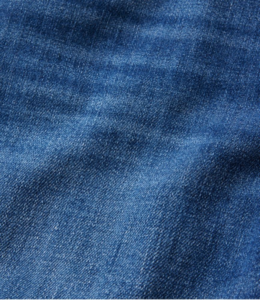 Women's L.L.Bean Everyday Stretch Jeans, High-Rise Relaxed Wide-Leg, Stonewashed Sky Blue, small image number 5