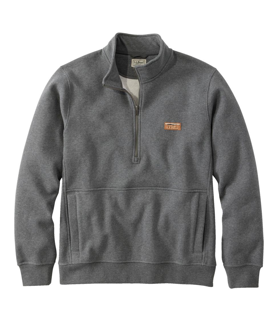 Men's Katahdin Iron Works® Half-Zip Sweatshirt, Utility at L.L. Bean