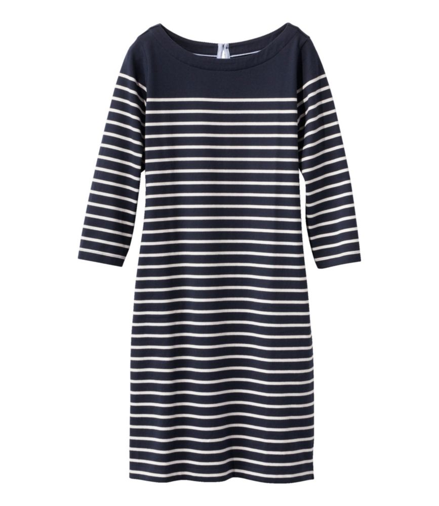 Women's Heritage Mariner Dress, Stripe, Classic Navy/Sea Salt, small image number 1