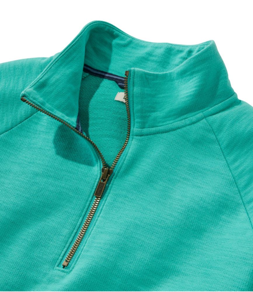 Women's Peaks Island Quarter-Zip Pullover, Glacial Teal, small image number 4