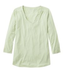 Women's L.L.Bean V-Neck, Three-Quarter-Sleeve