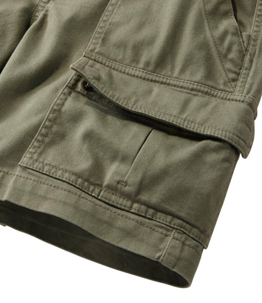 Women's Comfort Stretch Shorts, Cargo 7", Dusty Olive, small image number 4