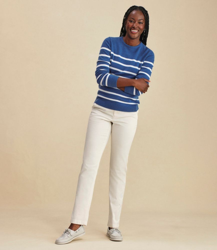 Women's Comfort Stretch Pants, Mid-Rise Straight-Leg Chino, Heritage Stone, small image number 8