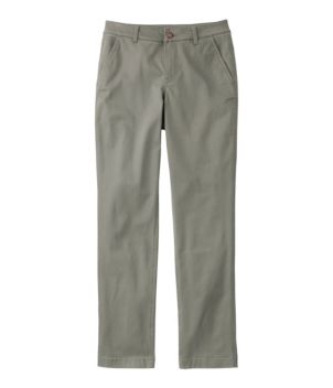 Women's Comfort Stretch Pants, Mid-Rise Straight-Leg Chino