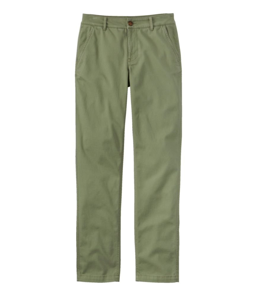 Women's Comfort Stretch Pants, Mid-Rise Straight-Leg Chino, Sea Grass, small image number 1