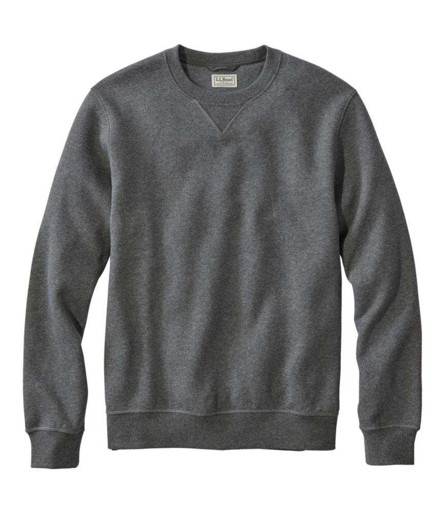 Men's Katahdin Iron Works® Sweatshirt, Crewneck, Charcoal Heather, small image number 1