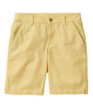 Women's Comfort Stretch Shorts, Chino Bermudas 9"