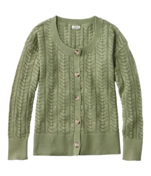 Women's Frye Island Pointelle Sweater, Cardigan