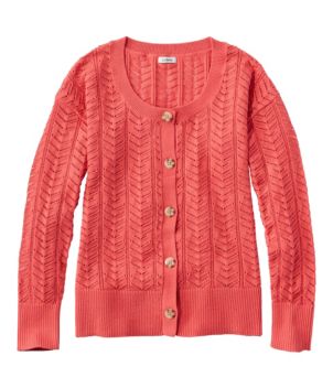 Women's Frye Island Pointelle Sweater, Cardigan