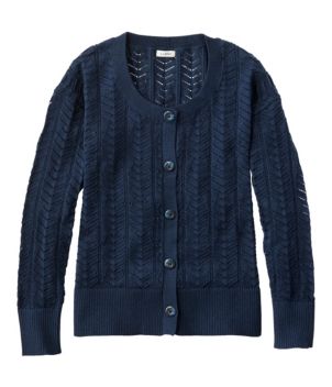 Women's Frye Island Pointelle Sweater, Cardigan