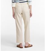 Women's Comfort Stretch Cotton/Linen Pants, High-Rise Ankle