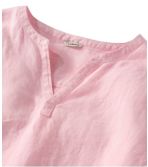 Women's Premium Washable Linen Shirt, Splitneck