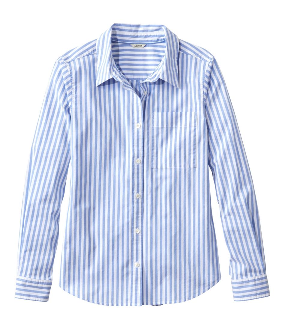 Essentials Women's Classic-Fit Long-Sleeve Button-Down Poplin Shirt