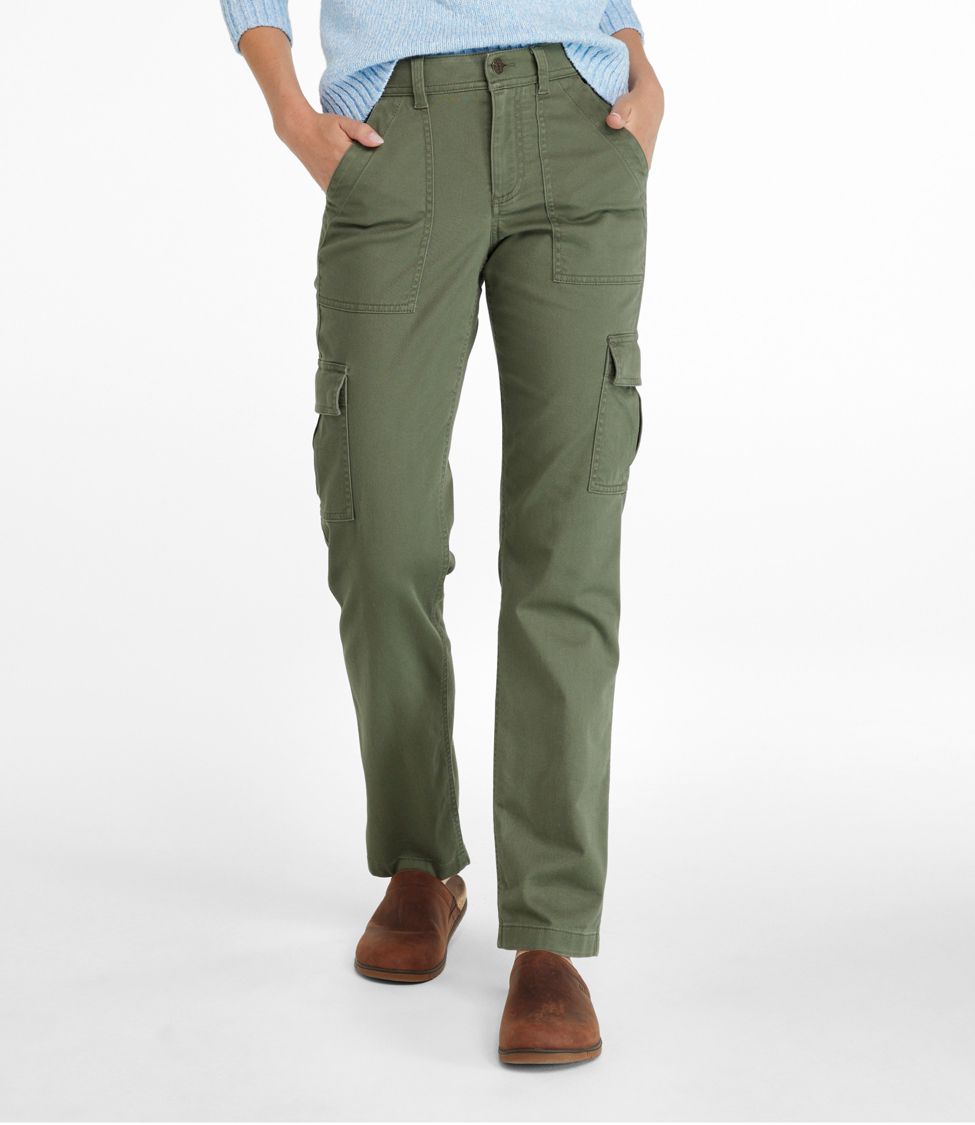 Hnewly Summer new casual cargo pants women's cotton high waist