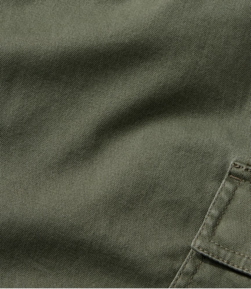 Women's Comfort Stretch Pants, Mid-Rise Straight-Leg Cargo, Carbon Navy, small image number 6