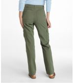 Women's Comfort Stretch Pants, Mid-Rise Straight-Leg Cargo at L.L. Bean