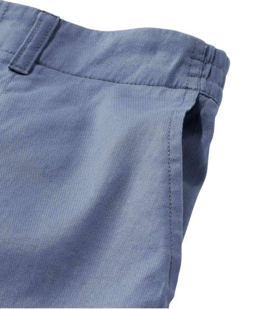 Women's Comfort Stretch Cotton/Linen Shorts, High-Rise 7", Radiant Magenta, small image number 4