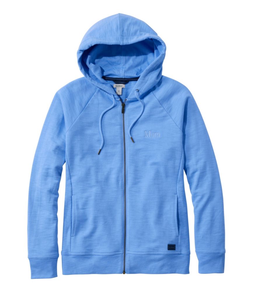 Women's Peaks Island Full-Zip Hoodie, Brightwater Blue, small image number 5