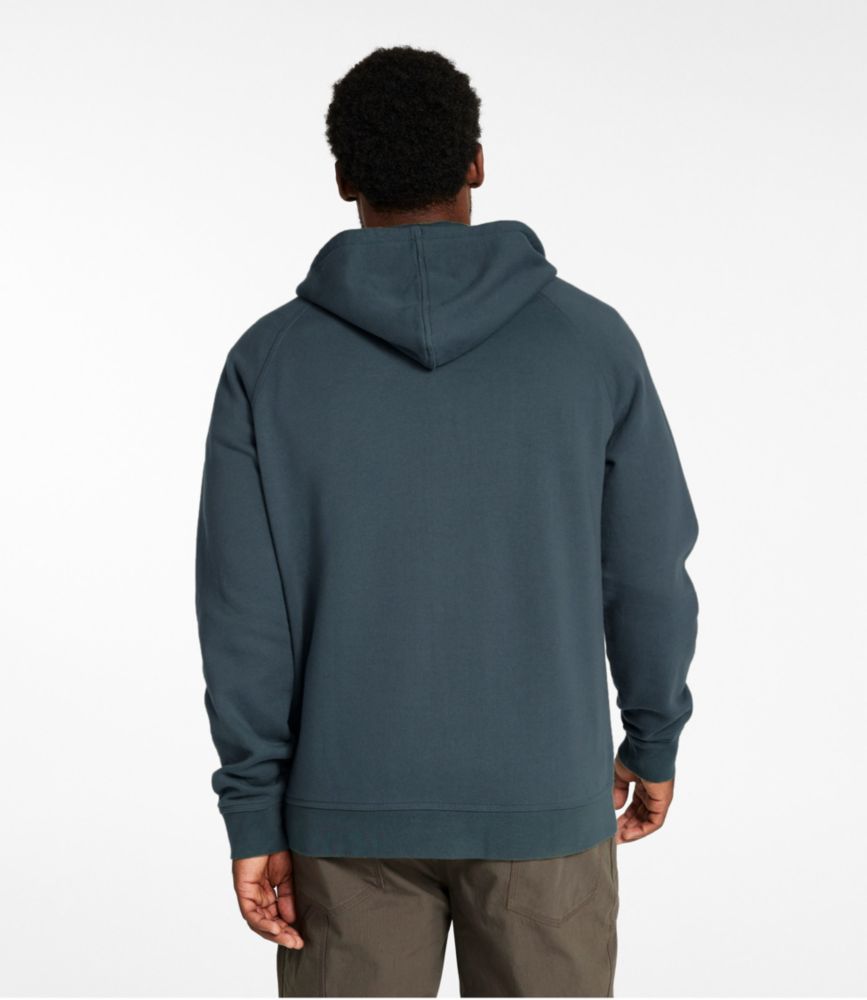 Men's Katahdin Iron Works® Full-Zip Sweatshirt, Hooded, Navy, small image number 5