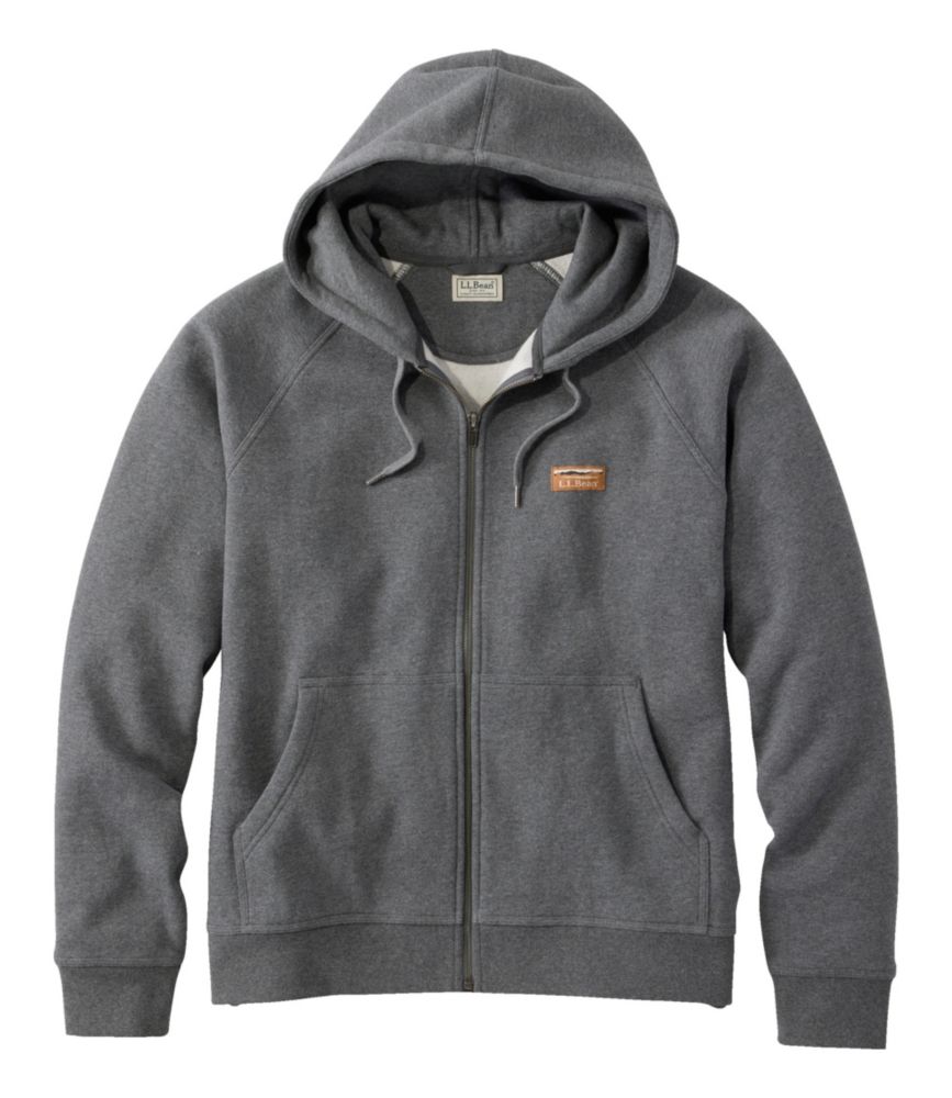 Men s Katahdin Iron Works Full Zip Sweatshirt Hooded Sweatshirts at L.L.Bean