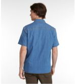 Men's BeanFlex® Denim Shirt, Short-Sleeve, Slightly Fitted Untucked Fit